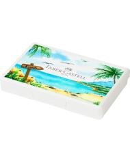 Aquarelles tropicales en godets Faber-Castell Set de 12 + pinceau