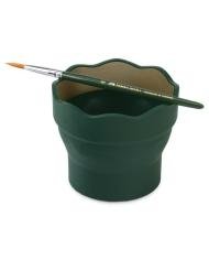 Gobelet à eau Clic&Go vert foncé Faber-Castell