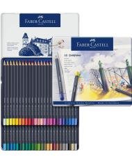 Boite Métal de 48 Crayons De Couleur Goldfaber - Faber Castell