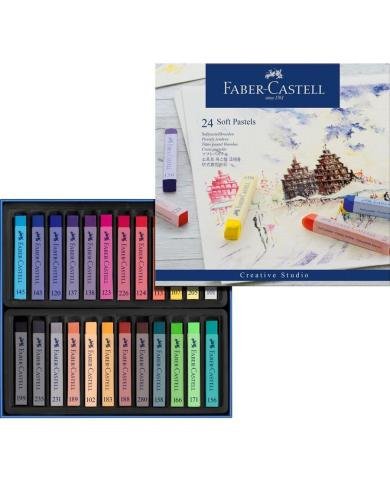 Boite de 24 Pastels tendres Faber-Castell