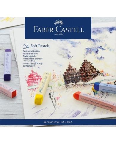 Boite de 24 Pastels tendres Faber-Castell