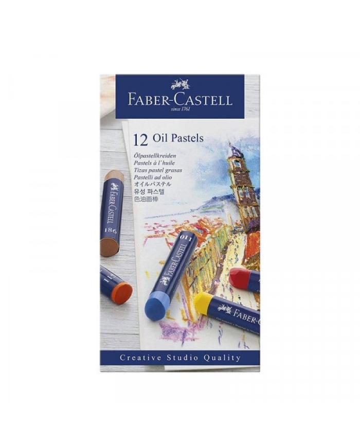 Boite de 12 Pastels à l'huile Faber Castell