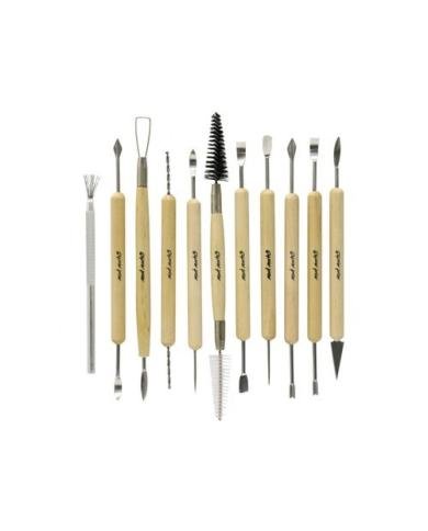 Ensemble de 11 outils de sculpture