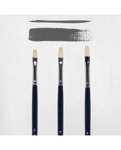 Set de 3 pinceaux VAN GOGH pour huile/acrylique série 210 No. 2-4-6