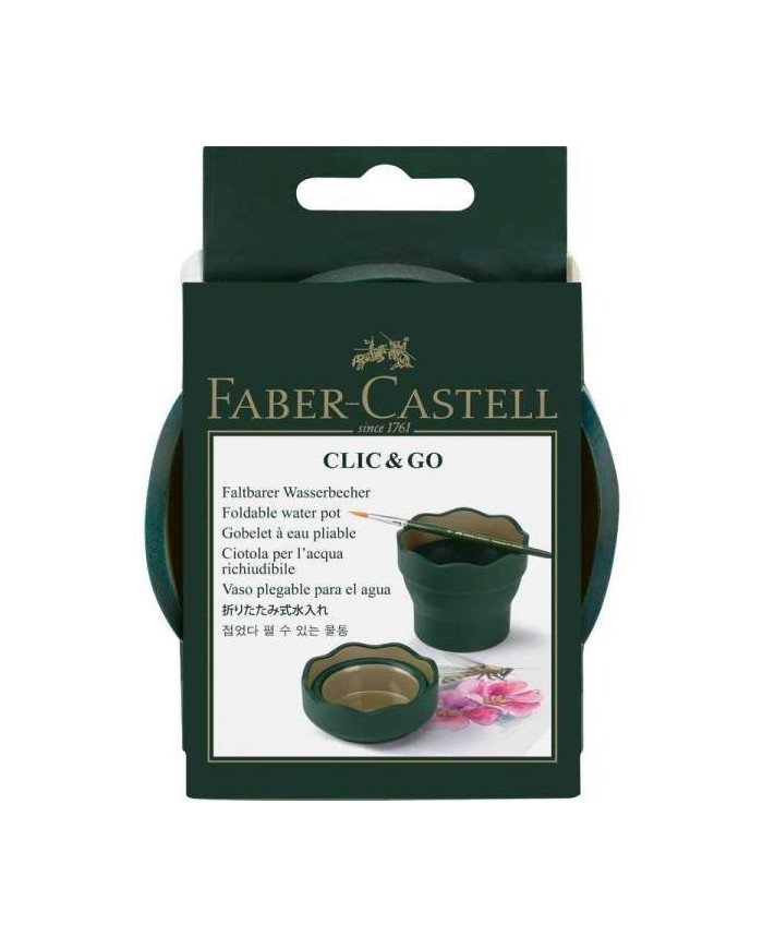 Le Libr'air - Gobelet A Eau Clic&Go Vert - Faber Castell - Tunisie