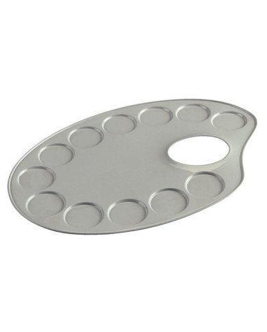 Le Libr'air - Palette Ovale en Métal 12,6 X 18,5 Cm - Talens - Tunisie Le Libr'air - Palette Ovale en Métal 12,6 X 18,5 Cm - Talens - Tunisie