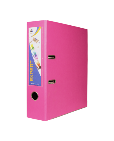 Le Libr'air - Classeur à levier EXPERT Dos de 80mm Rose - Officeplast - Tunisie