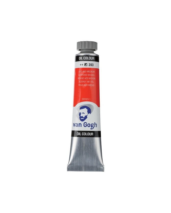Le Libr'air - Peinture à l'huile Tube 20 ml Rouge Azo Moyen 393 - Van Gogh - Tunisie