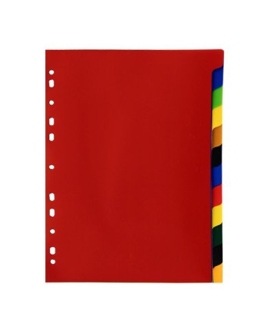 Le Libr'air - Jeu De 12 Intercalaires A4 en PolyPro Colorsplit - Officeplast - Tunisie Le Libr'air - Jeu De 12 Intercalaires A4 en PolyPro Colorsplit - Officeplast - Tunisie