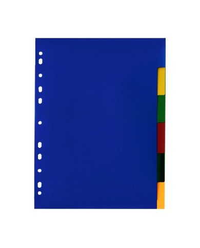 Le Libr'air - Jeu De 6 Intercalaires A4 en PolyPro Colorsplit - Officeplast - Tunisie Le Libr'air - Jeu De 6 Intercalaires A4 en PolyPro Colorsplit - Officeplast - Tunisie