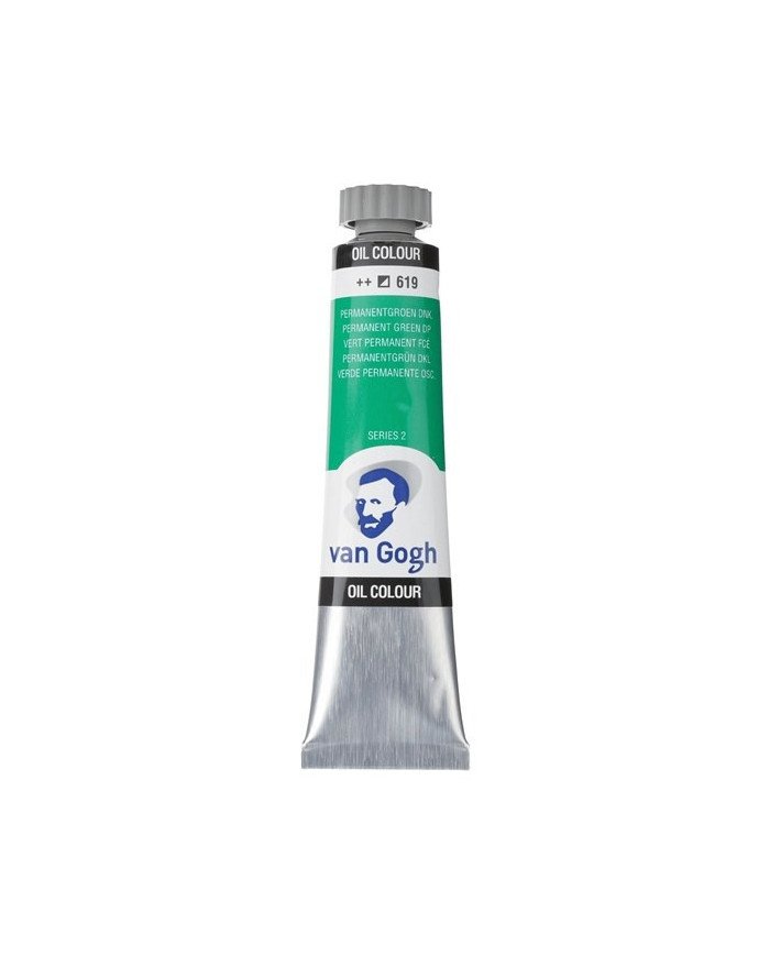 Le Libr'air - Peinture à l'huile Tube 20 ml Vert Permanent Foncé 619 - Van Gogh - Tunisie