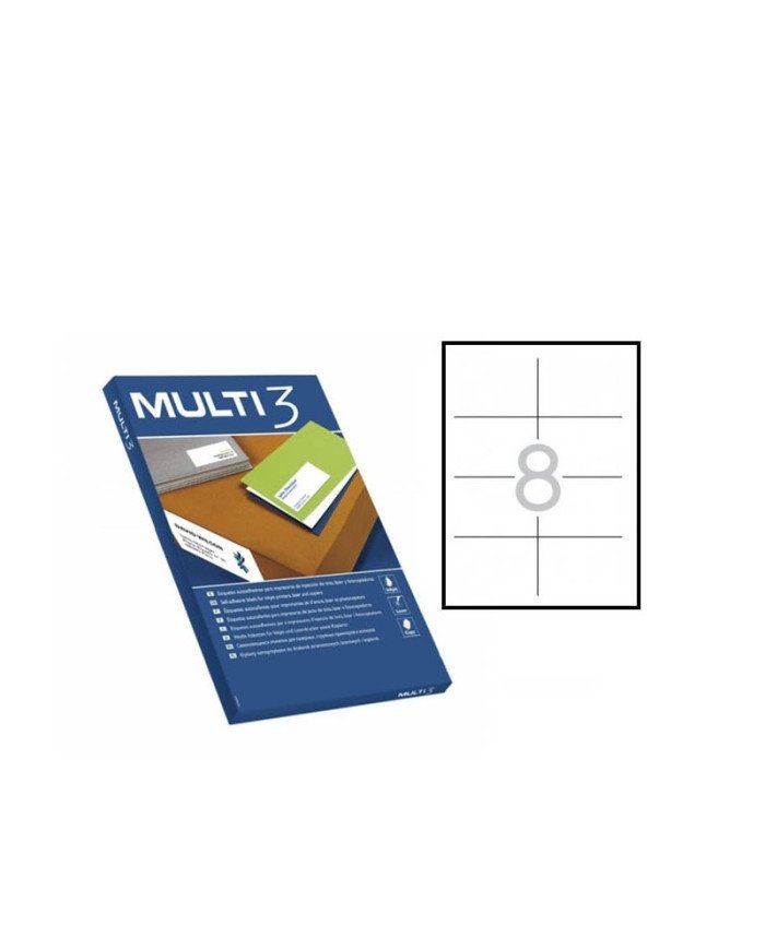 Le Libr'air - Étiquettes Adhésives Multi3, 105x74mm, 100 Feuilles - Apli - Tunisie