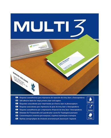 Le Libr'air - Étiquettes Adhésives Multi3/65, 38x21.2mm, 100 Feuilles - Apli - Tunisie