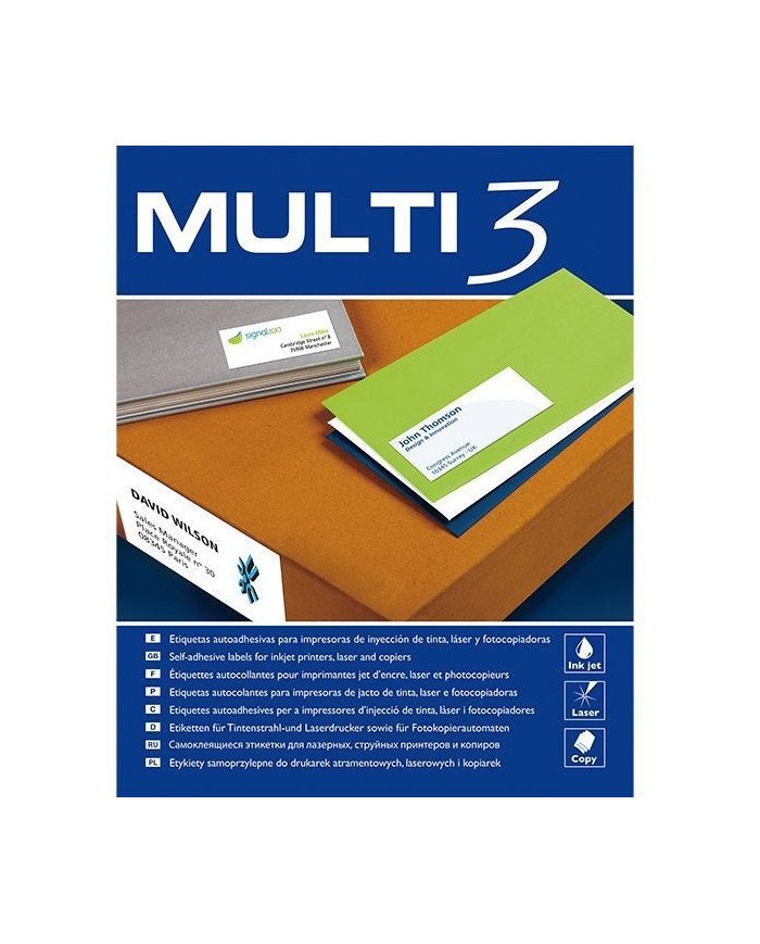 Le Libr'air - Étiquettes Adhésives Multi3/65, 38x21.2mm, 100 Feuilles - Apli - Tunisie