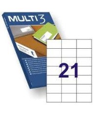 Le Libr'air - Étiquettes Adhésives Multi3/21, 70x42.4mm, 100 Feuilles - Apli - Tunisie