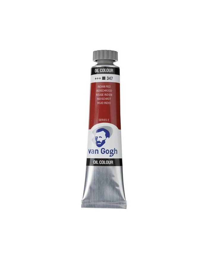 Le Libr'air - Peinture à l'huile Tube 20 ml Rouge Indien 347 - Van Gogh - Tunisie