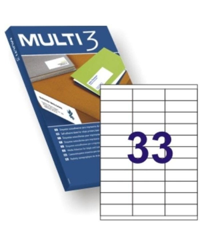 Le Libr'air - Étiquettes Adhésives Multi3/, 70x25.4mm, 100 Feuilles - Apli - Tunisie