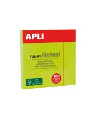Le Libr'air - Bloc-Notes adhésif Vert Fluo 75x75mm - Apli - Tunisie Le Libr'air - Bloc-Notes adhésif Vert Fluo 75x75mm - Apli - Tunisie