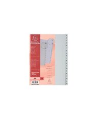 Le Libr'air - Intercalaires Alphabétiques en PolyPro GRIS A à Z,  A4 - Exacompta - Tunisie Le Libr'air - Intercalaires Alphabétiques en PolyPro GRIS A à Z,  A4 - Exacompta - Tunisie