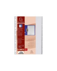 Le Libr'air - Intercalaires Numériques en PolyPro Gris 31 Positions A4 - Exacompta - Tunisie