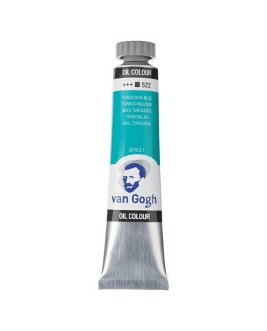 Le Libr'air - Peinture à l'huile Tube 20 ml Bleu Turquoise 522 - Van Gogh - Tunisie Le Libr'air - Peinture à l'huile Tube 20 ml Bleu Turquoise 522 - Van Gogh - Tunisie