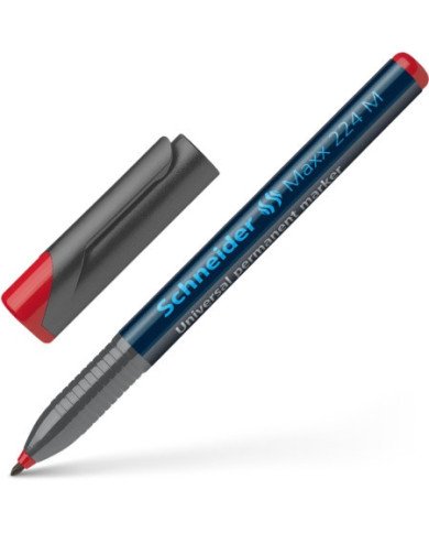 Le Libr'air - Marqueur OHP 224 Permanent Moyen Rouge 1.0mm - Schneider - Tunisie Le Libr'air - Marqueur OHP 224 Permanent Moyen Rouge 1.0mm - Schneider - Tunisie