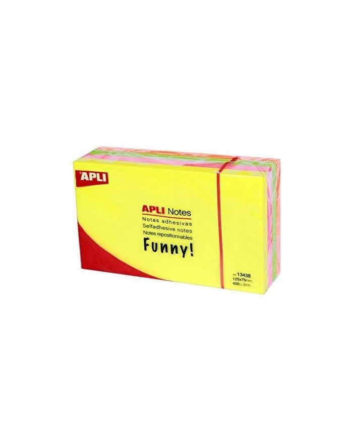 Le Libr'air - Bloc De 400 Notes Adhésives 75x125 Multicolores - Apli - Tunisie Le Libr'air - Bloc De 400 Notes Adhésives 75x125 Multicolores - Apli - Tunisie
