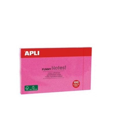 Le Libr'air - Bloc-Notes Adhésif 125X75 Rose Vif - Apli - Tunisie Le Libr'air - Bloc-Notes Adhésif 125X75 Rose Vif - Apli - Tunisie