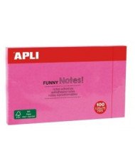 Le Libr'air - Bloc-Notes Adhésif 125X75 Rose Vif - Apli - Tunisie