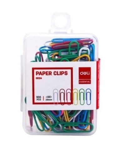 Le Libr'air - Trombone Couleur 29mm 100 Pièces - Deli - Tunisie