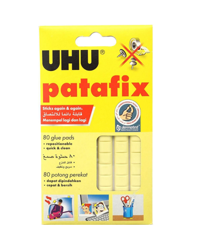 Le Libr'air - Patafix Jaune 80 Pastilles Adhésives - UHU - Tunisie Le Libr'air - Patafix Jaune 80 Pastilles Adhésives - UHU - Tunisie