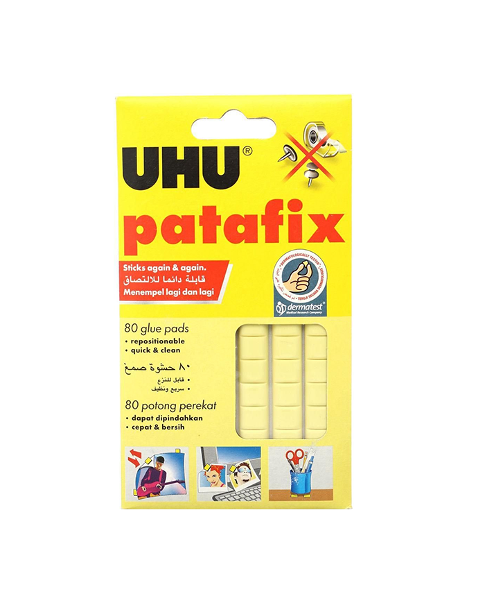 Le Libr'air - Patafix Jaune 80 Pastilles Adhésives - UHU - Tunisie