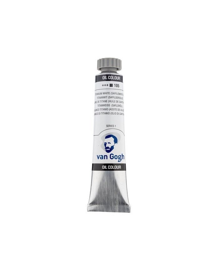 Le Libr'air - Peinture à l'huile Tube 20 ml Blanc De Titane 105 - Van Gogh - Tunisie