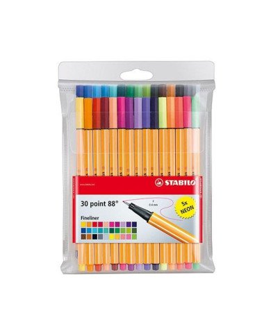 Le Libr'air - Stabilo Point 88 Pochette De 25+5 Néon - Tunisie Le Libr'air - Stabilo Point 88 Pochette De 25+5 Néon - Tunisie