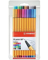Le Libr'air - Stabilo Point 88 Pochette De 20 - Tunisie