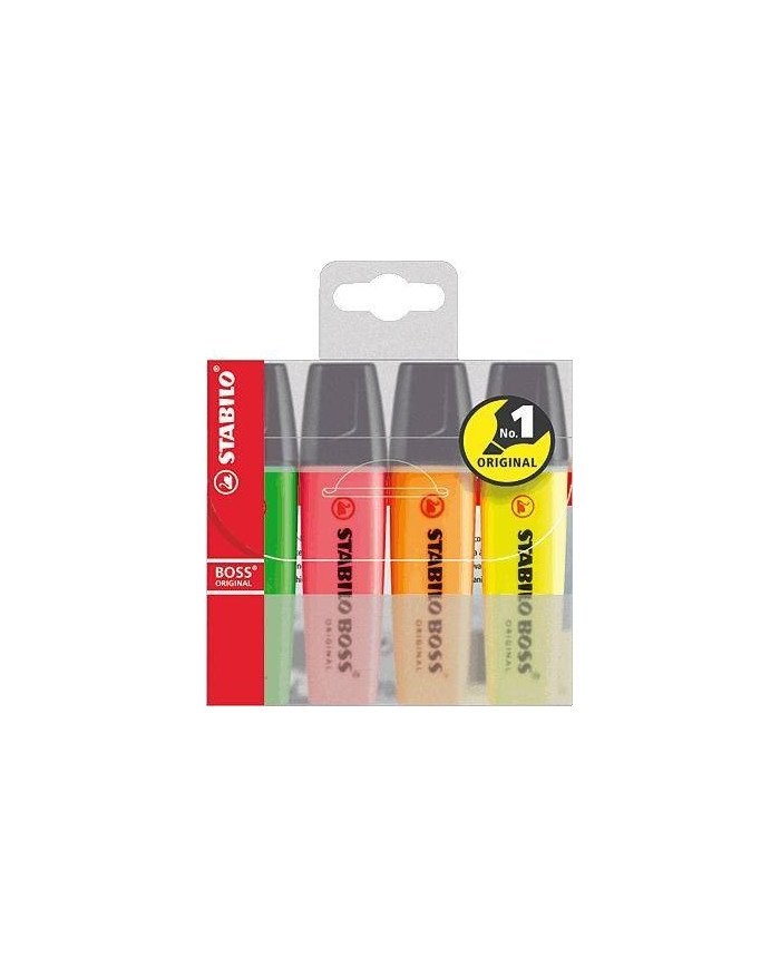 Le Libr'air - Stabilo Boss Pochette De 4 Surligneurs - Tunisie