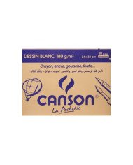 Le Libr'air - Pochette 10 Feuilles Canson Blanc 180G - 21*32 - Tunisie