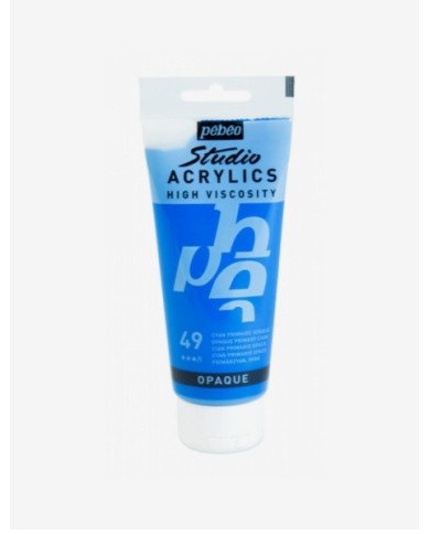 Le Libr'air - Peinture Acrylique Pébéo Studio - 100 Ml - Cyan Primaire 49 - Tunisie Le Libr'air - Peinture Acrylique Pébéo Studio - 100 Ml - Cyan Primaire 49 - Tunisie