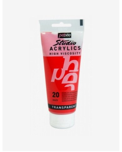 Le Libr'air - Peinture Acrylique Pébéo Studio - 100 ml - Écarlate Quinacridone 20 - Tunisie Le Libr'air - Peinture Acrylique Pébéo Studio - 100 ml - Écarlate Quinacridone 20 - Tunisie