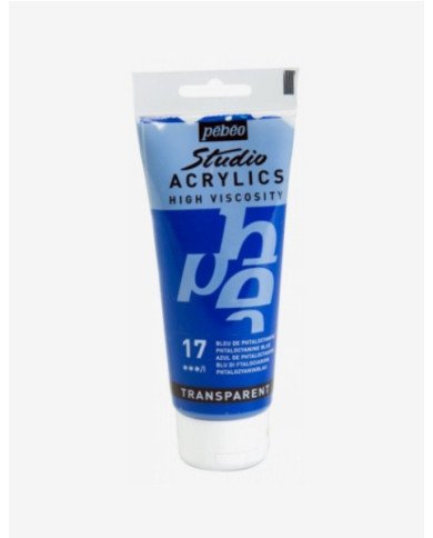Le Libr'air - Peinture Acrylique Pébéo Studio - 100 ML - Bleu De Phtalocyanine 17 - Tunisie