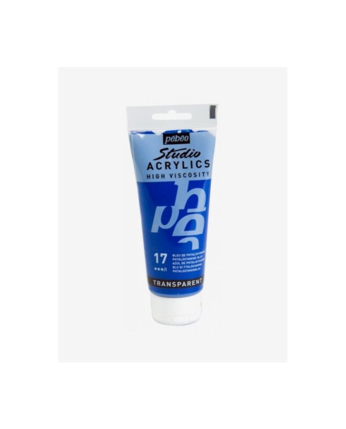 Le Libr'air - Peinture Acrylique Pébéo Studio - 100 ML - Bleu De Phtalocyanine 17 - Tunisie Le Libr'air - Peinture Acrylique Pébéo Studio - 100 ML - Bleu De Phtalocyanine 17 - Tunisie