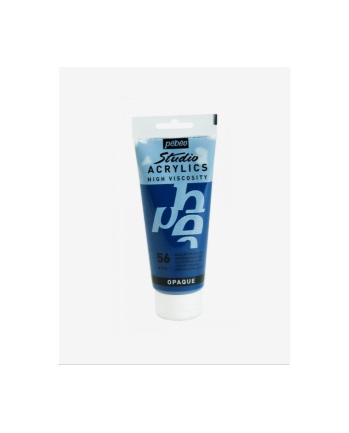 Le Libr'air - Peinture Acrylique Pébéo Studio - 100 ML - Bleu De Prusse 56 - Tunisie