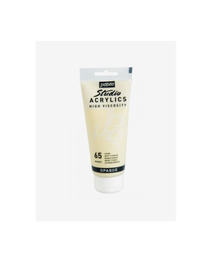 Le Libr'air - Peinture Acrylique Pébéo Studio - 100 ML - Ivoire 65 - Tunisie