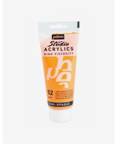 Le Libr'air - Peinture Acrylique Pébéo Studio - 100 ML - Jaune Cadmium Fonce 52 - Tunisie Le Libr'air - Peinture Acrylique Pébéo Studio - 100 ML - Jaune Cadmium Fonce 52 - Tunisie
