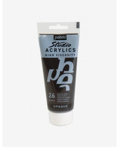Le Libr'air - Peinture Acrylique Pébéo Studio - 100 ML - Noir De Mars 26 - Tunisie Le Libr'air - Peinture Acrylique Pébéo Studio - 100 ML - Noir De Mars 26 - Tunisie