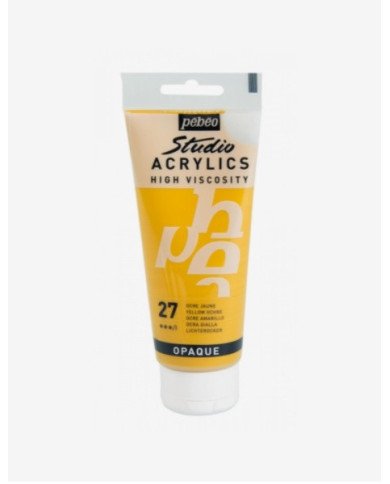 Le Libr'air - Peinture Acrylique Pébéo Studio - 100 ML - Ocre Jaune 27 - Tunisie Le Libr'air - Peinture Acrylique Pébéo Studio - 100 ML - Ocre Jaune 27 - Tunisie
