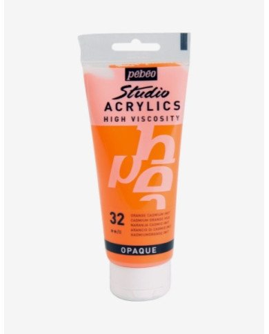 Le Libr'air - Peinture Acrylique Pébéo Studio - 100 ML - Orange Cadmium 32 - Tunisie Le Libr'air - Peinture Acrylique Pébéo Studio - 100 ML - Orange Cadmium 32 - Tunisie