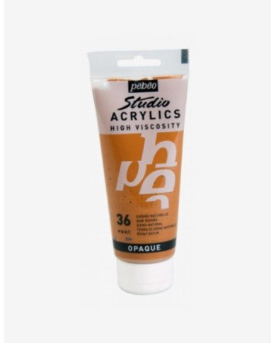 Le Libr'air - Peinture Acrylique Pébéo Studio - 100 ML - Sienne Naturelle 36 - Tunisie
