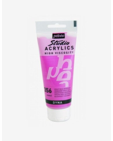 Le Libr'air - Peinture Acrylique Pébéo Studio - 100 ML - Violet Bleu Iridescent 356 - Tunisie