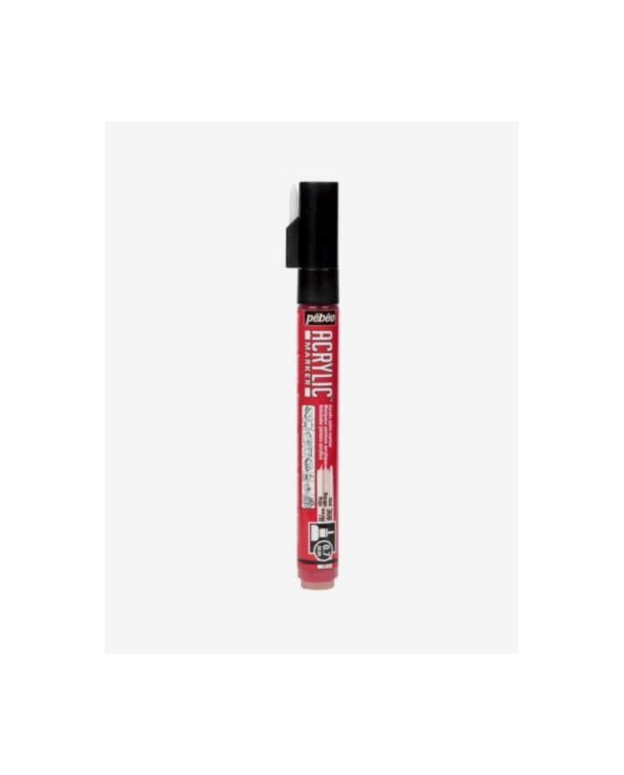Le Libr'air - Marqueur Peinture Acrylique 0.7MM Extra-Fine -308- Rouge PEBEO - Tunisie
